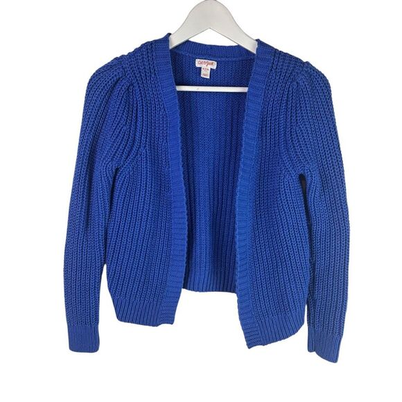 Girls Medium 8 Sparkle Cardigan Sweater Bundle of two - Picture 2 of 10